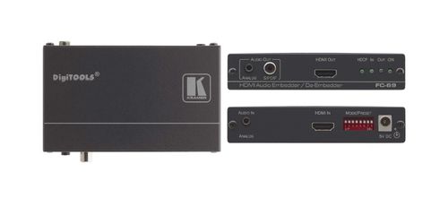 Kramer HDMI Audio Embedder / De-embedder - FC-69