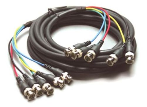 Kramer Molded 5 BNC (Male - Male) Cable (25') - C-5BM/5BM-25