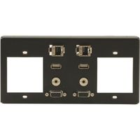 Kramer nd connectors that Includes: 2X RJ45, 2XUSB,2X AUDIO, 2X VGA - T4F-2S