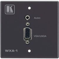 Kramer Passive Wall Plate - 15-pin HD & 3.5mm Stereo Audio - WXA-1/U(G)