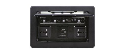 Kramer Table Mount Modular Multi Connection Solution - TBUS-10XL(B)