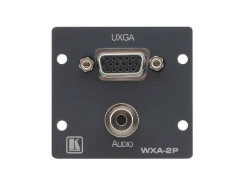 Kramer Wall Plate Insert - 15-pin HD & 3.5mm - WXA-2P(G)