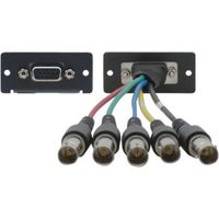 Kramer Wall Plate Insert - 15-Pin HD Breakout - WX-F5B(G)