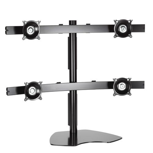 Chief KTP445B Widescreen Quad Monitor Table Stand (Black)