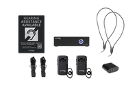 Listen Technologies  2 Channel Wi-Fi System with 2 receivers (Dante) - LWS-02-A1-D