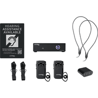 Listen Technologies 2 Channel Wi-Fi System with 2 Receivers - LWS-02B-W1