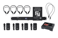 Listen Technologies  2 Channel Wi-Fi System with 4 receivers - LWS-04-A1