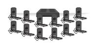 Listen Technologies Intelligent DSP RF Receiver 12-Pack (72 MHz) - LP-41-072-01