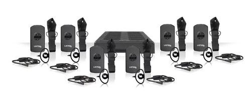 Listen Technologies Intelligent DSP RF Receiver 6-Pack (72 MHz) - LP-40-072-01