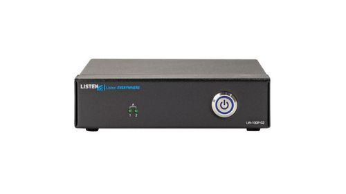 Listen Technologies Listen EVERYWHERE 2 Channel Wi-Fi Audio Server - LW-100P-02-01