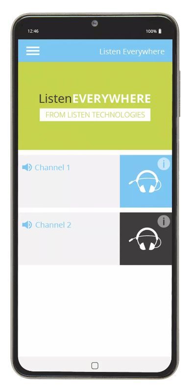 Listen Technologies Listen EVERYWHERE Wi-Fi Audio Receiver 1020 - LWR-1020-A1