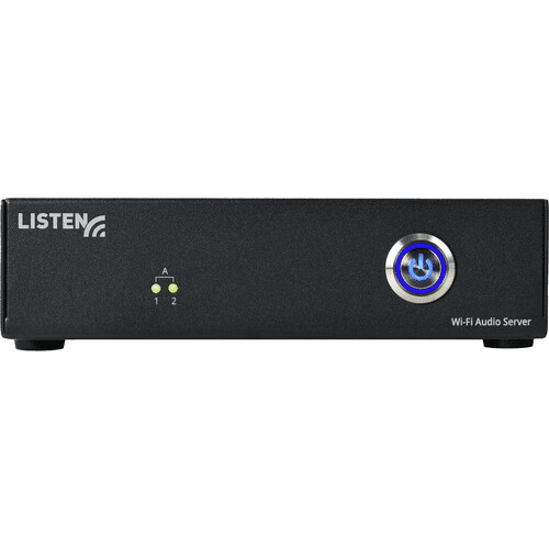 Listen Technologies ListenWIFI 2 Channel Wi-Fi Audio Server (Dante) - LW-160-02-01-D