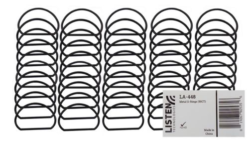 Listen Technologies Metal D-Rings (50 CT) - LA-448