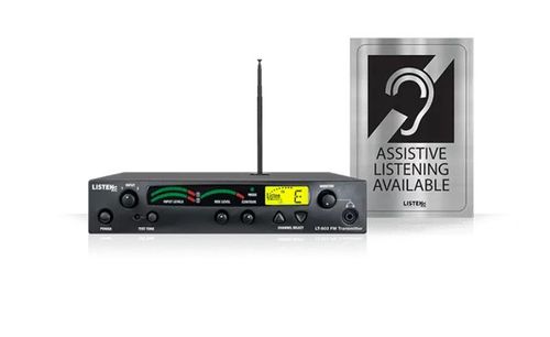 Listen Technologies Stationary 3-Channel RF Transmitter Package 1 (72 MHz) - LT-803-072-P1