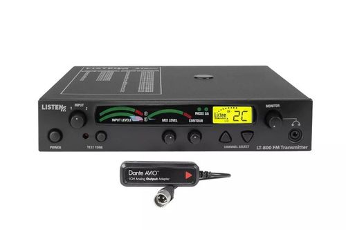 Listen Technologies Stationary RF Transmitter (216 MHz) (Dante) - LT-800-216-01-D