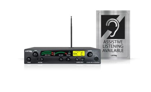 Listen Technologies Stationary RF Transmitter Package 1 (72 MHz) - LT-800-072-P1