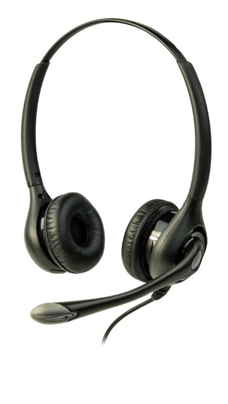 Listen Technologies Headset 3 (Over Head Dual w/Boom Mic) - LA-453