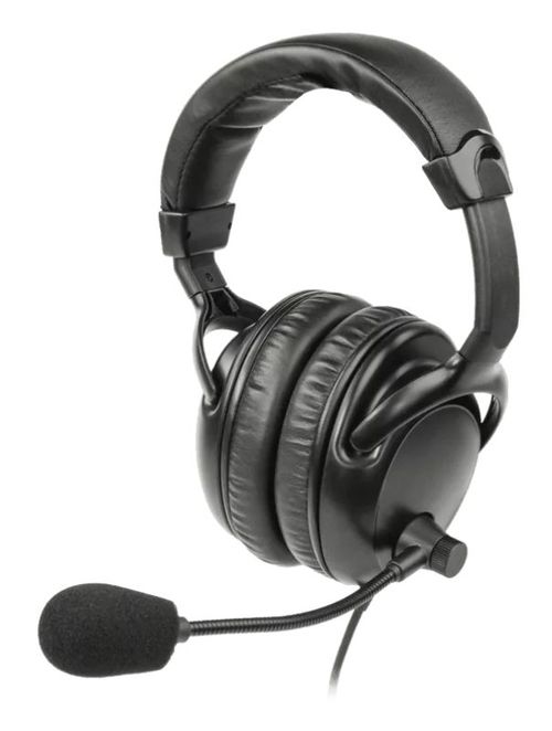 Listen Technologies Headset 4 (Over Ears Dual w/Boom Mic) - LA-454