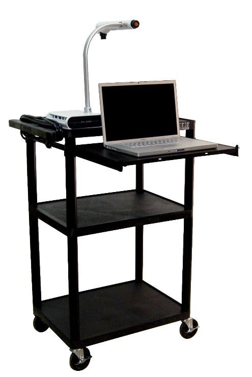 Luxor Audio Visual Cart with Pull Out Stand - LP42LE