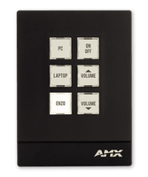 Massio 6-Button ControlPad - Black - Landscape - FG2102-06L-BL