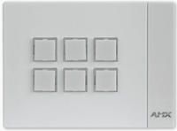 Massio Keypad 6-button portrait WHITE - FG5793-06P-W