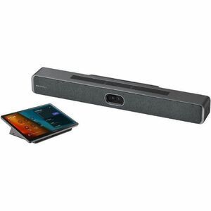 MAXHUB Android MDEP Teams Rooms Videobar and Console with 26ft Voice Pick-up, 125 FOV, 100MP, 6X Zoom, FlexMount for Sm & Med sized Rooms Teams Certified - V50-Kit