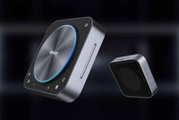 MaxHub New Blue Tooth Conference Speaker, USB, Wireless, Audio In/Out, 15 hour battery, 8 MICS, 6 meters distance, - BM35