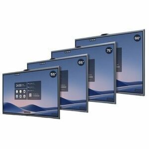 MAXHUB XBoard V7 Series 86" for Microsoft Teams Rooms, 4K Touch Display, Triple Cameras, Mics, Spkrs, Wall Mount Teams Certified - V865T