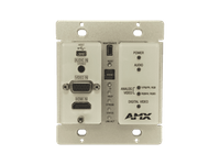 N1000 Series AV Over IP Decor Style Wallplate Encoder with KVM in Black - FGN1115-WP-BL