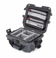Nanuk Case 905 w/lid org, w/divider - Graphite - 905S-060GP-0A0
