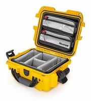 Nanuk Case 905 w/lid org, w/divider - Yellow - 905S-060YL-0A0
