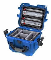 Nanuk Case 908 w/lid org, w/divider - Blue 908S-060BL-0A0