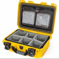 Nanuk Case 915 w/lid org, w/divider - Yellow 915S-060YL-0A0