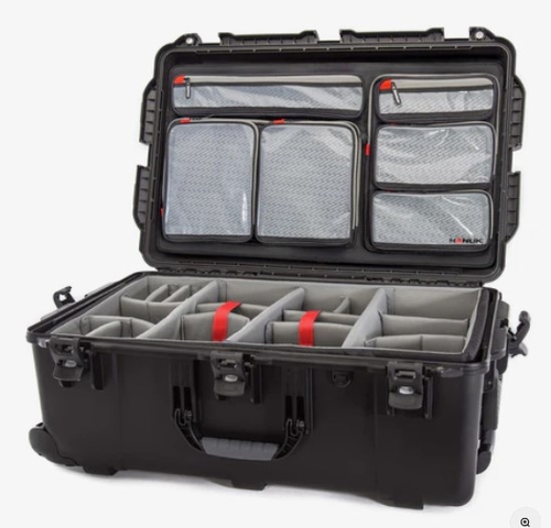 Nanuk Case 963 w/lid org w/ divider- Black - 963S-060BK-0A0