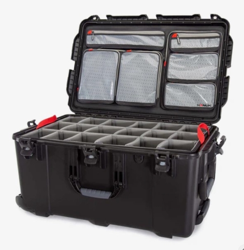 Nanuk Case 965 w/lid org w/ divider- Black - 965S-060BK-0A0