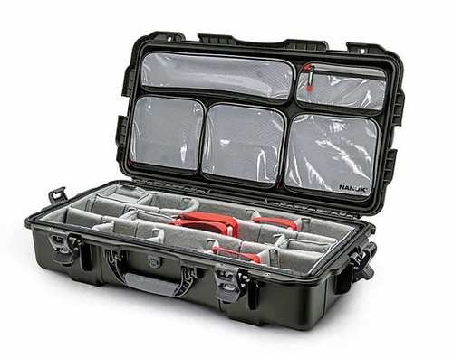 Nanuk Case 980 w/lid org, w/divider - Olive - 980S-060OL-0A0