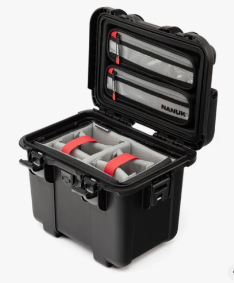 Nanuk Case T20 w/lid org, w/divider - Black - T20S-060BK-0A0