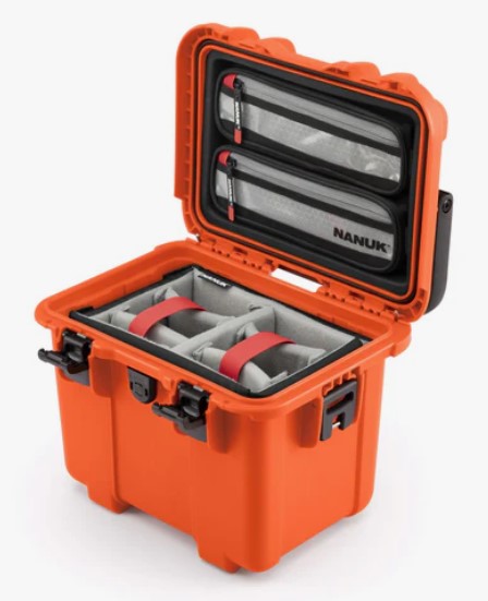 Nanuk Case T20 w/lid org, w/divider - Orange - T20S-060OR-0A0