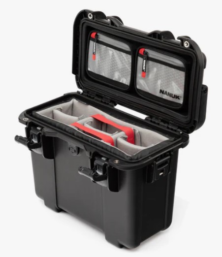Nanuk Case T30 w/lid org, w/divider - Black - T30S-060BK-0A0