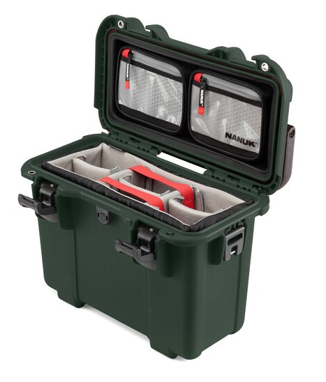 Nanuk Case T30 w/lid org, w/divider - Olive - T30S-060OL-0A0