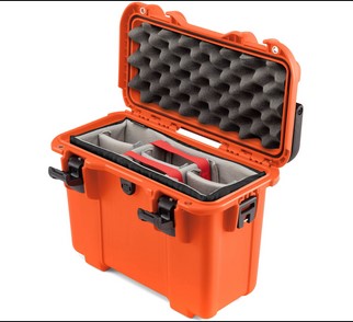 Nanuk Case T30 w/padded divider - Orange - T30S-020OR-0A0