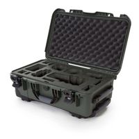 Nanuk Case w/foam for Sony A7 - Olive-935S-080OL-0A0-19017