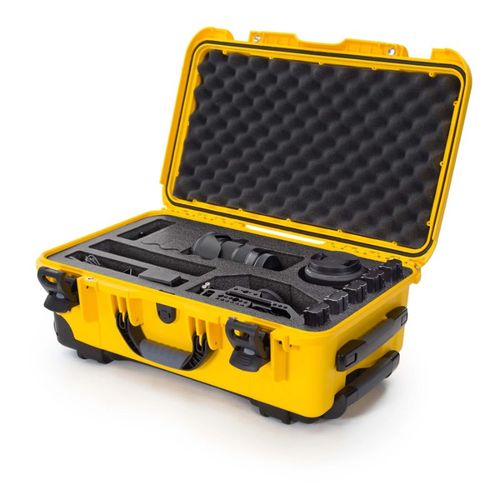 Nanuk Case w/foam insert for (21257) Blackmagic Camera 4K, 6K and 6K Pro - Yellow-935S-080YL-0A0-21257