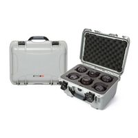 Nanuk Case w/foam insert for 6 Lens - Silver-918S-080SV-0A0-19337