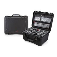 Nanuk Case w/lid org./divider  Black - 933S-060BK-0A0