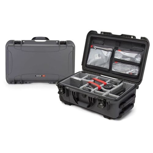 Nanuk Case w/lid org./divider  Graphite - 935S-060GP-0A0