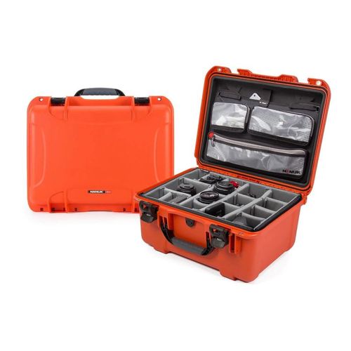 Nanuk Case w/lid org./divider - Orange-933S-060OR-0A0