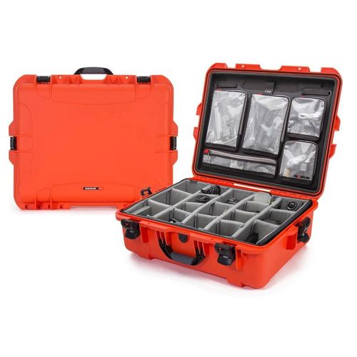 Nanuk Case w/lid org./divider  Orange - 945S-060OR-0A0