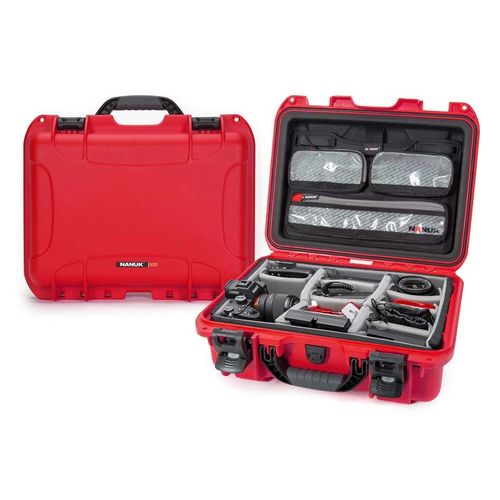 Nanuk Case w/lid org./divider - Red-920S-060RD-0A0