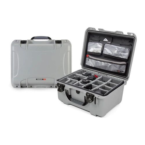 Nanuk Case w/lid org./divider - Silver-933S-060SV-0A0